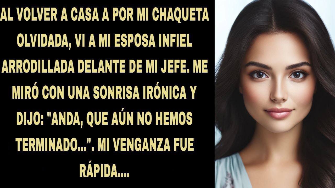Al Volver A Casa A Por Mi Chaqueta Olvidada, Vi A Mi Esposa Infiel Arrodillada Delante De Mi Jefe.
