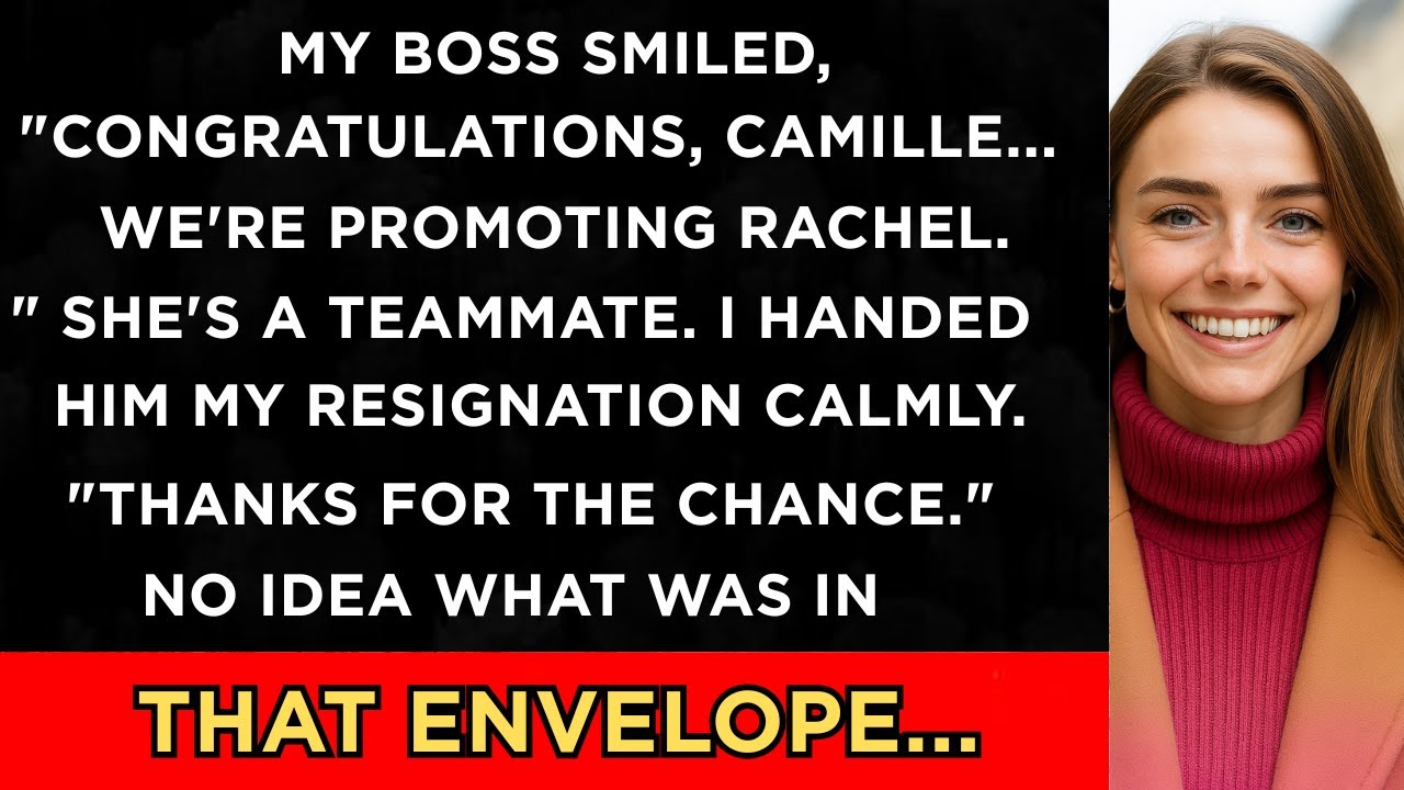 My Boss Promoted My Lazy Coworker Over Me — Until He Read the Last Line of My Resignation Letter