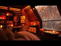 Cabin Bedroom For Sleeping Relaxing And Studying Rain And Thunder