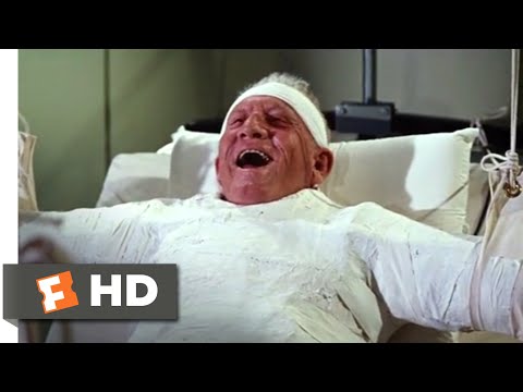 It's a Mad, Mad, Mad, Mad World (1963) - Laughing in the Hospital Scene (10/10) | Movieclips