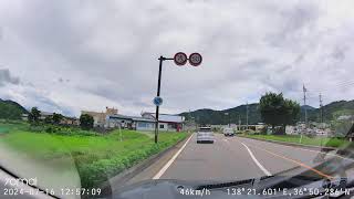ドライブレコーダー、70mai Dash Cam 4k A810　映像