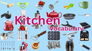 Kitchen Vocabulary in English ll 100 Essential Kitchen Tools with Images