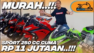 Download lagu A LINE-UP OF CHEAP 250CC SPORTS FROM THE NINJA 250, CBR250R TO THE USED R25 | Used Motorcycles mp3