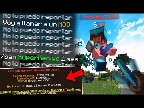 THEY CALL ME A HACKER FOR PLAYING LIKE THIS & I ENDED UP BANNED!!  -Minecraft Skywars.
