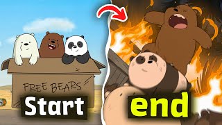 We Bare Bears in 11 Minutes from Beginning to End .Recap . (Story of Grizz + Panda+ Ice Bear)