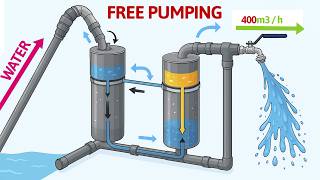 Download lagu How to Make a Water Pump WITHOUT ELECTRICITY🚱⚡ with PVC Pipes mp3