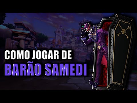 Como jogar de BARÃO SAMEDI | Mago | A-Z | Smite BR