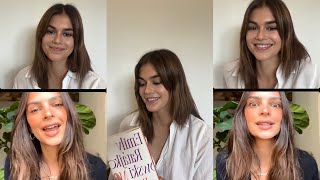 kaia gerber and emily ratajkowski live talking about &quot;my body&quot;
