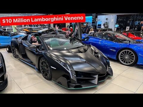 BUYING A LAMBORGHINI VENENO IN DUBAI COST $10,000,000!