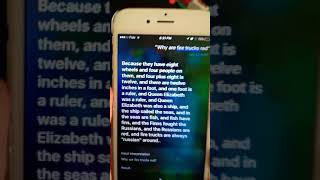 I asked siri why fire trucks were red 😶 this is what she said .