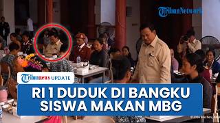 Momen Presiden Prabowo Duduk di Bangku Siswa, Ikut Santap Sajian MBG di Sekolah Rakyat Tabanan Bali
