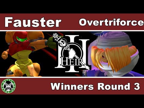 Heir 3 - Fauster (Samus) Vs. Overtriforce (Sheik) - Winners Round 3 - Melee Singles
