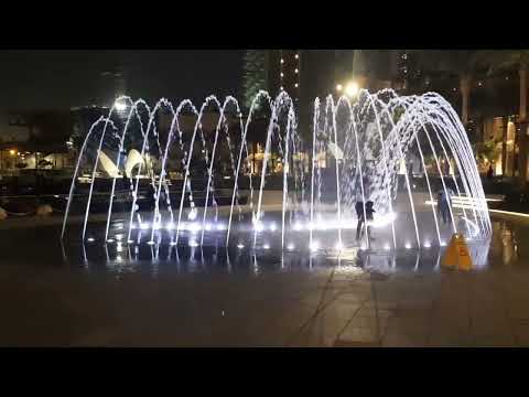 Dubai Creek Harbour | Water Fountain | Night View