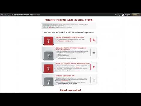 Rutgers Immunization Portal