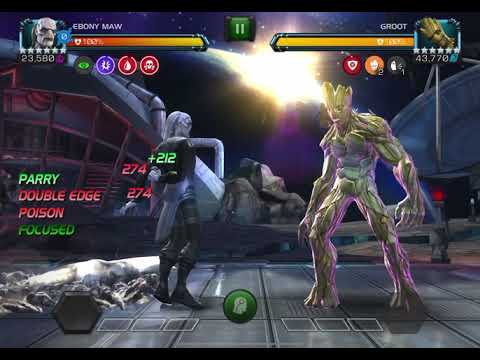 Testing new r3 ebony maw mcoc