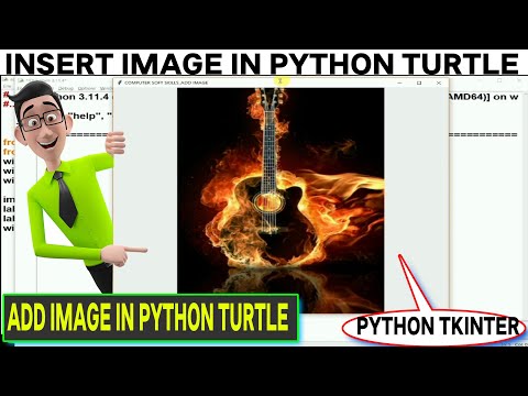 How To Insert Image In Python Turtle Add Image In Python Tkinter How Add Window Title In Python