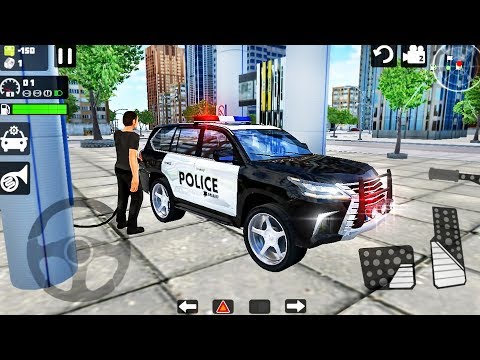 Police Jeep LX 570 Driving - Offroad Cop's Car 4x4 Driver Simulator - Android GamePlay