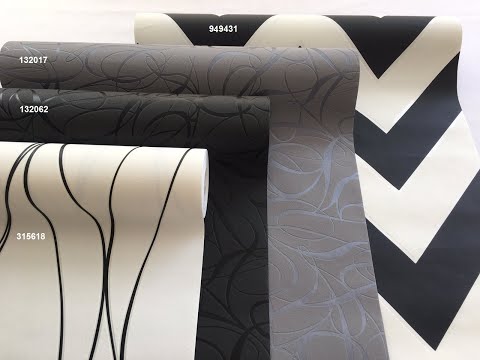 Обои As Creation Black & White 132062 черные абстрактные обои с каллиграфическим узором - фото 7 - id-p720592802