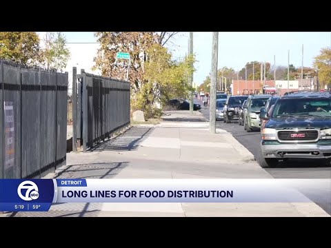 City steps in as Detroit food pantry lines grow amid federal ...