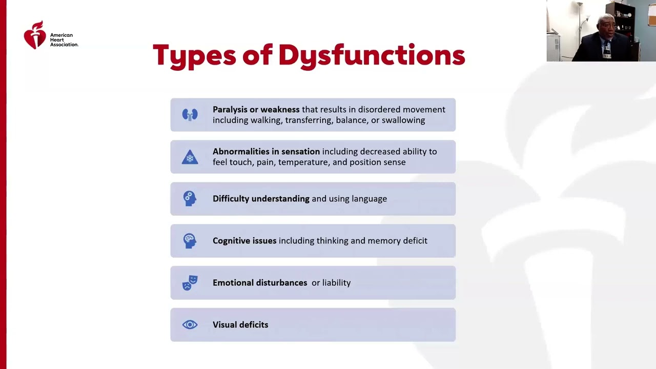 Types of Stroke Dysfunctions