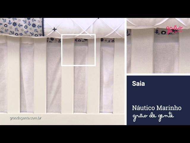 Saia para Berço Náutico Marinho | Ref: 54859