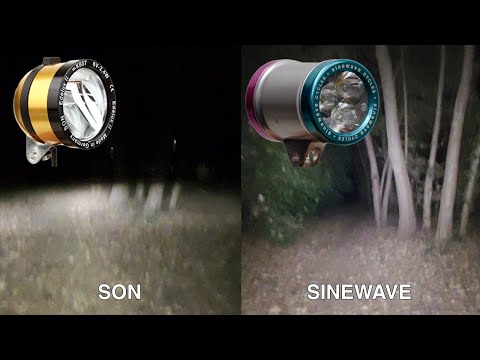 【SOＮ vs SINEWAVE】Comparing the Brightness of Dynamo Headlights