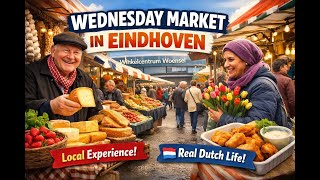 Wednesday Market in Eindhoven 🇳🇱 | Real Dutch Local Life at Woensel