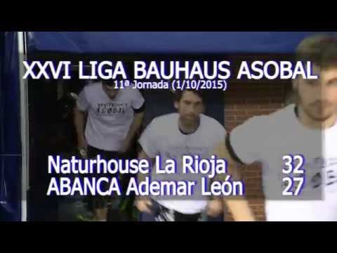 LIGA BAUHAUS ASOBAL J11 Naturhouse La Rioja - ABANCA Ademar León  32 - 27