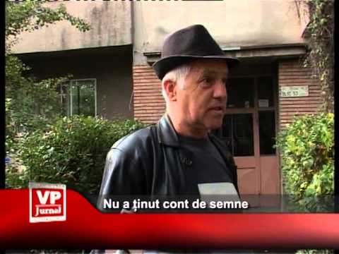 Nu a ținut cont de semne
