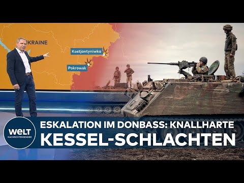 KRIEG IN DER UKRAINE: RUSSLAND DRÄNGT VOR! Knallharte Kämpfe im Donbass-Kessel eskalieren