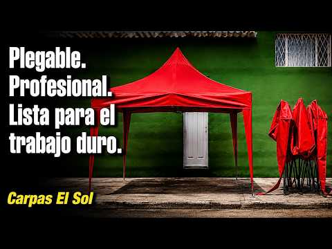 Carpa kiosko plegable en lona PVC termosellada — Carpas El Sol