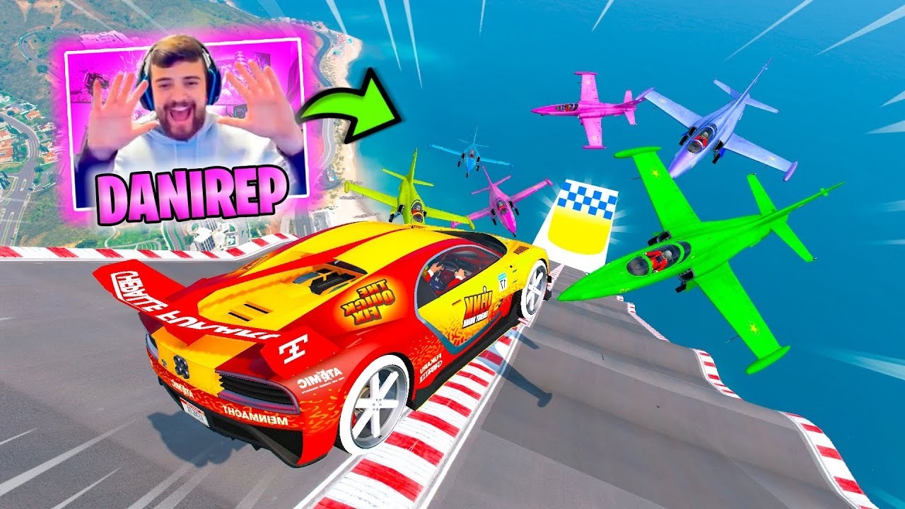 LA MEJOR MEGA RAMPA TODOS CONTRA MI!! ESTO ES CINE! - GTA 5 ONLINE