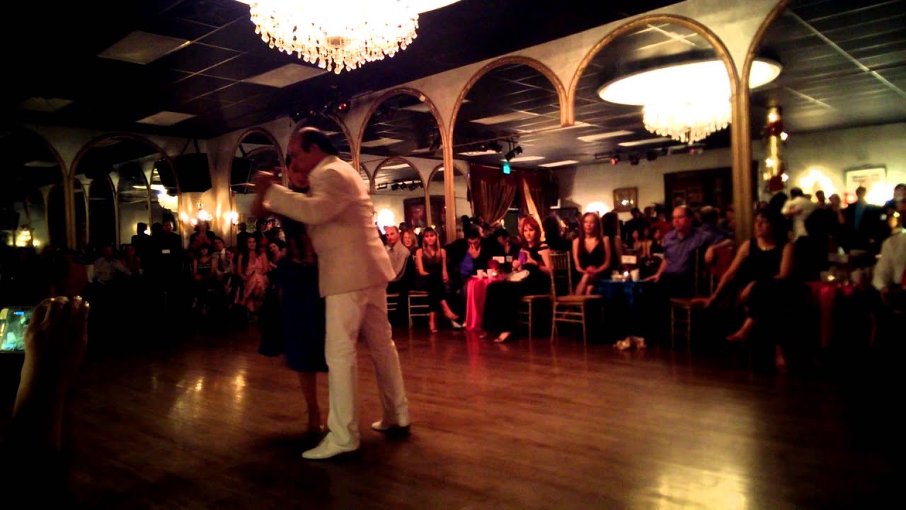 Carlos Copello and Yuliana Basmajyan perform at Milonga Luna in Studio City CA 12/14/2014