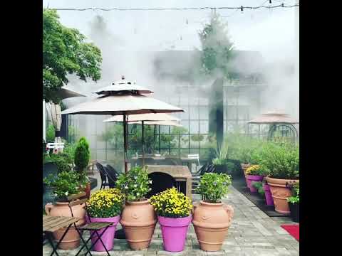 Su Buharı Püskürtmeli Açık Alan Serinletme Soğutma Sistemleri