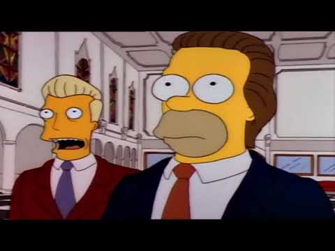 Homero recibe la llave del baño ejecutivo