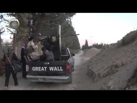 استهداف قوات النظام برشاش 14.5 من قبل الإتحاد الإسلام لأجناد الشام في محيط بلدة دير سلمان في ريف دمشق