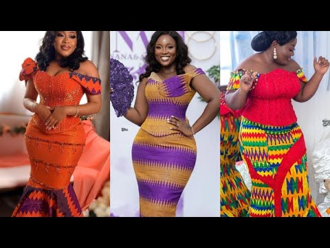 KENTE DRESS STYLES,KENTE ENGAGEMENT STYLES, GHANA KENTE CLOTH STYLES,KENTE FASHION
