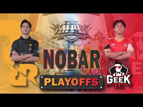 🔴LIVE | NOBAR RRQ VS GEEK | PLAYOFFS MPL ID S13 | Hari ke 1