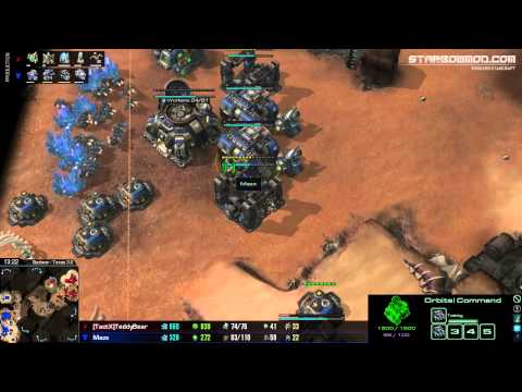 TeddyBear (p) Vs Mazx (t) - Starbow game