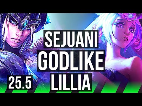 SEJUANI vs LILLIA (JGL) | 30k DMG, Godlike | KR Master | 25.5