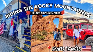 Rocky mountaineer luxury train 🚂 🇺🇸 | 2 day train ride | rockies to the red rocks | denver to moab