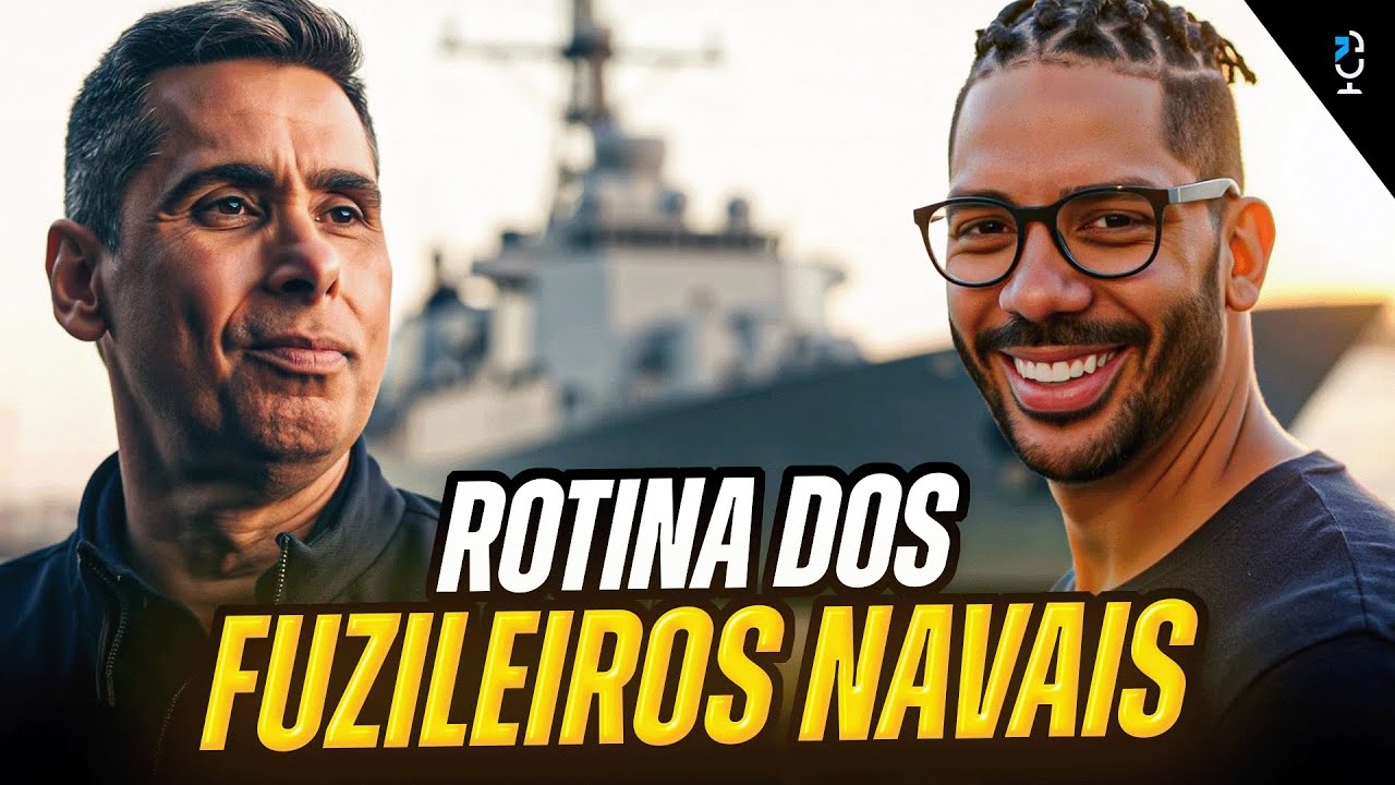 COMO É SER FUZILEIRO NAVAL? (Almirante Chagas, Amanda e Flávio Augusto) | JOTA JOTA PODCAST #216