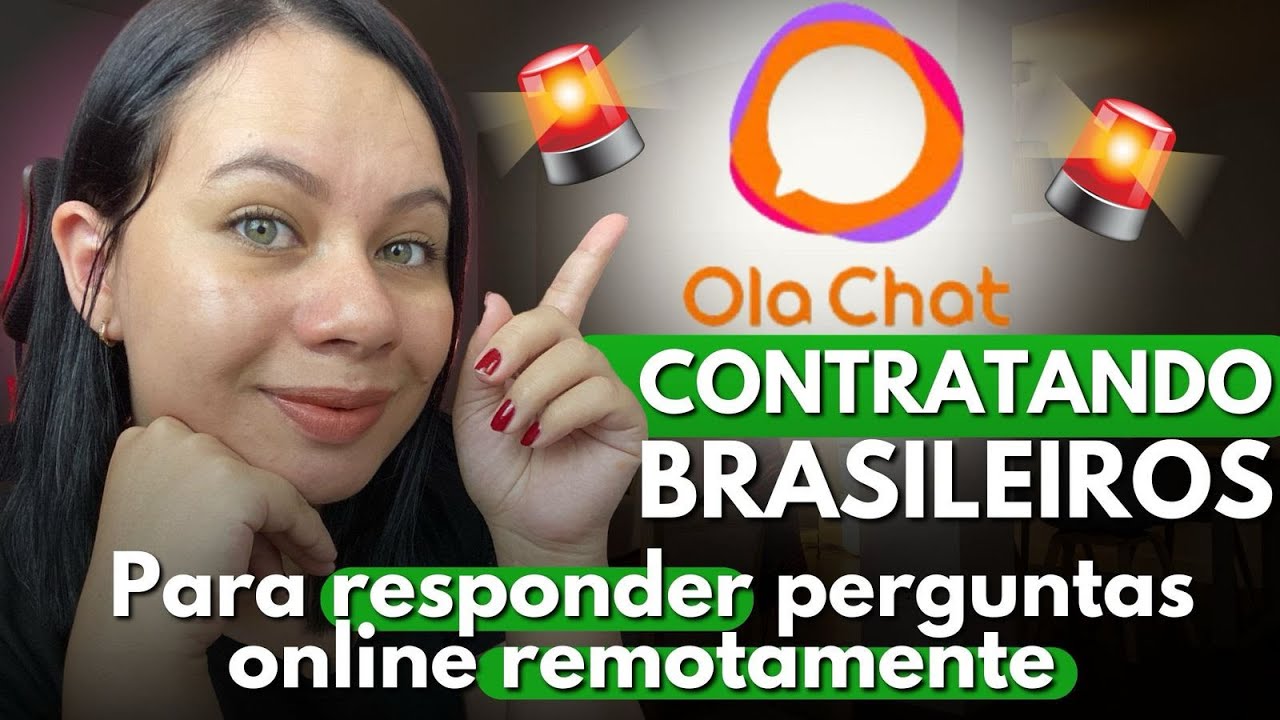 HOME OFFICE MEIO PERÍODO: OLA CHAT ESTÁ BUSCANDO POR BRASILEIROS PARA RESPONDER USUARIOS DO SITE