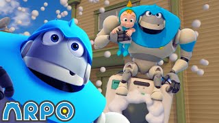 Washing Machine Goes to Space! | Classic ARPO Mayhem | Baby & Robot Adventures | Non-Stop Laughs