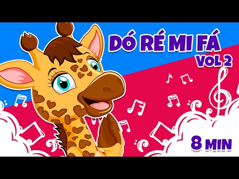 Dó Ré Mi Fá vol 2 - Giramille 8 min | Desenho Animado Musical