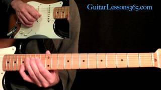 Ozzy Osbourne - Crazy Train Guitar Lesson Pt.3 - Bridge &amp; Guitar Solo
