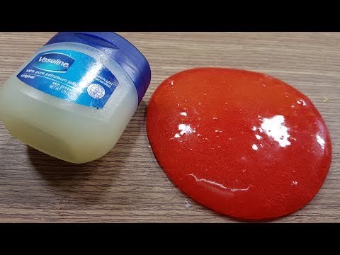 DIY Petroleum Jelly slime ! How to make Jelly Fluffy Vaseline Slime