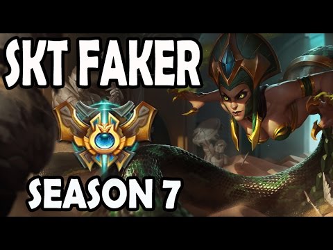 SKT Faker Cassiopeia vs Vladimir MID - Rank #76 Korea Challenger
