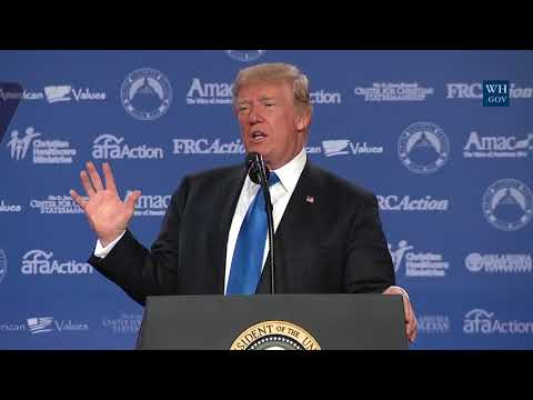 トランプ大統領が2017年のバリューズ有権者サミットで発言 (President Trump Delivers Remarks to the 2017 Values Voter Summit)