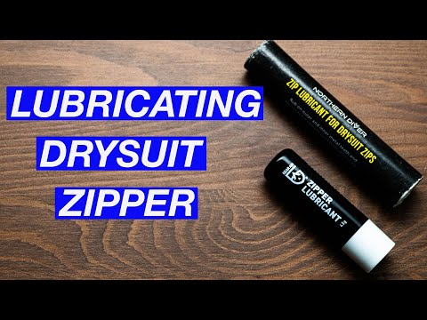 DRY SUIT MAINTENANCE | Beginners guide to Waxing or Lubricating your Drysuit zipper | SCUBA DIVING